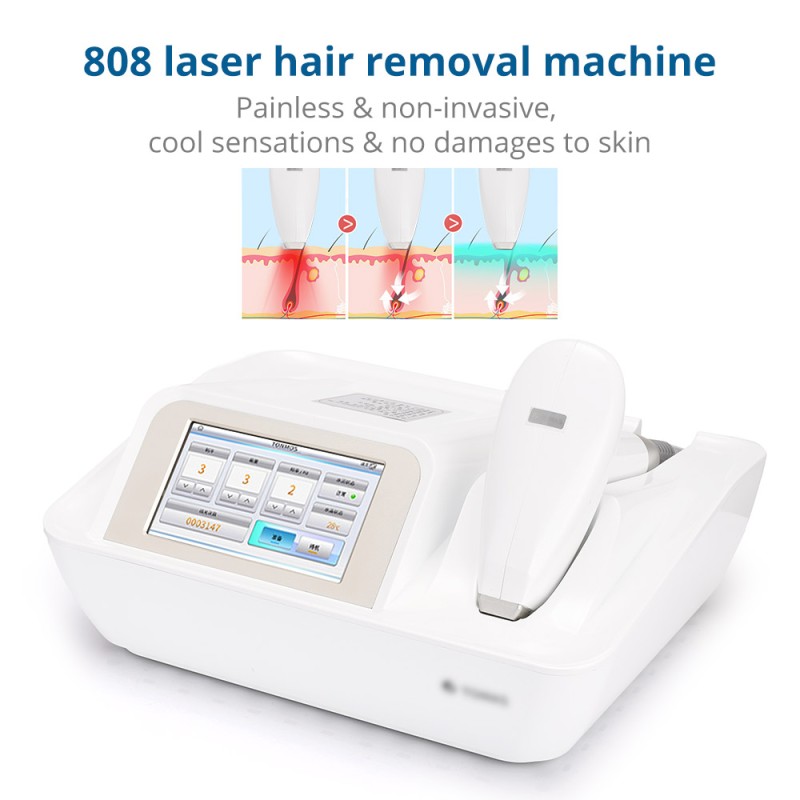 808nm Laser Diode Hair Removal Machine for Skin Tightening